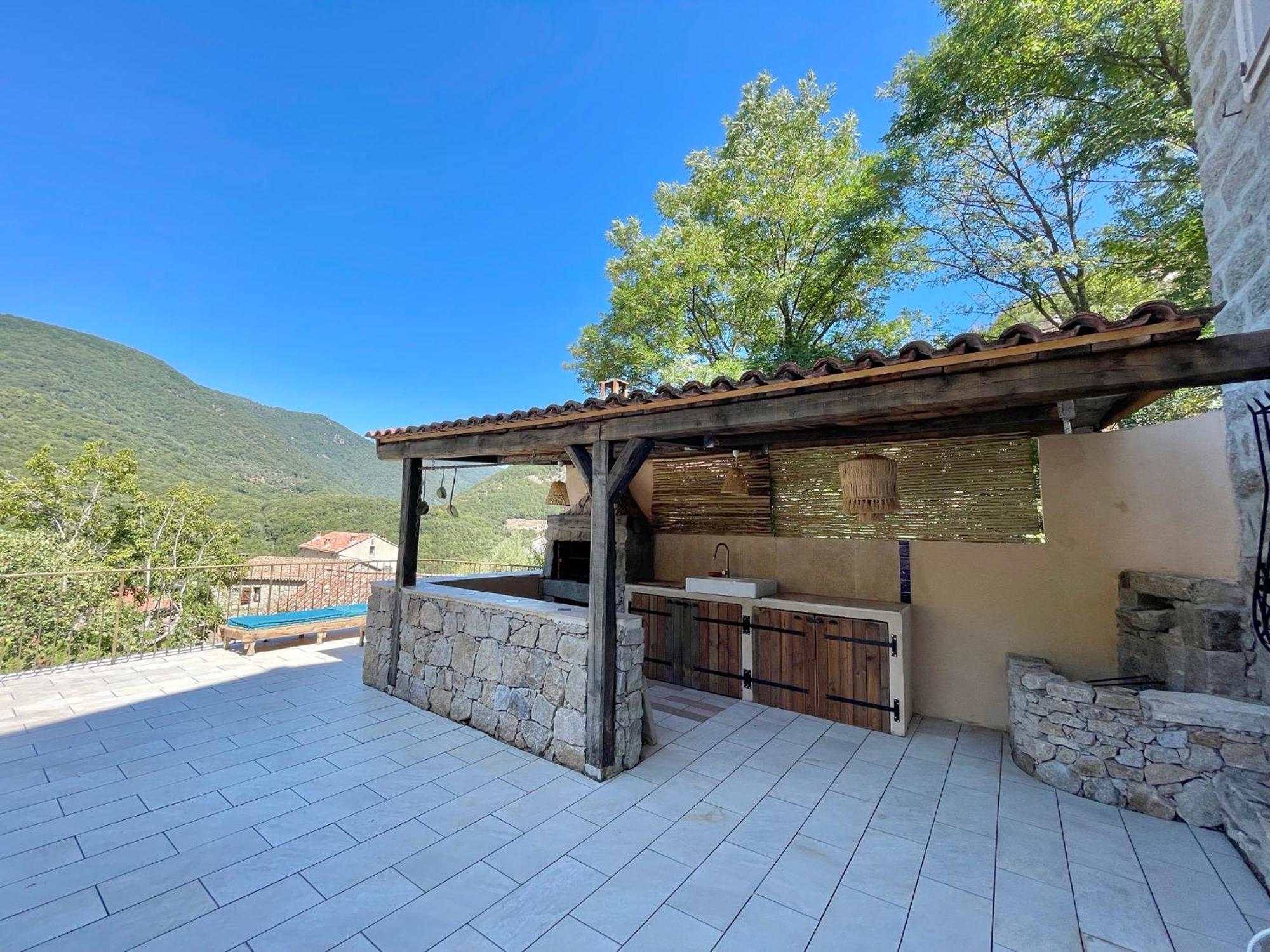Casa Arena Authentique Maison De Village Avec Piscine Au Coeur De L'Alta Rocca - Zoza Eksteriør bilde