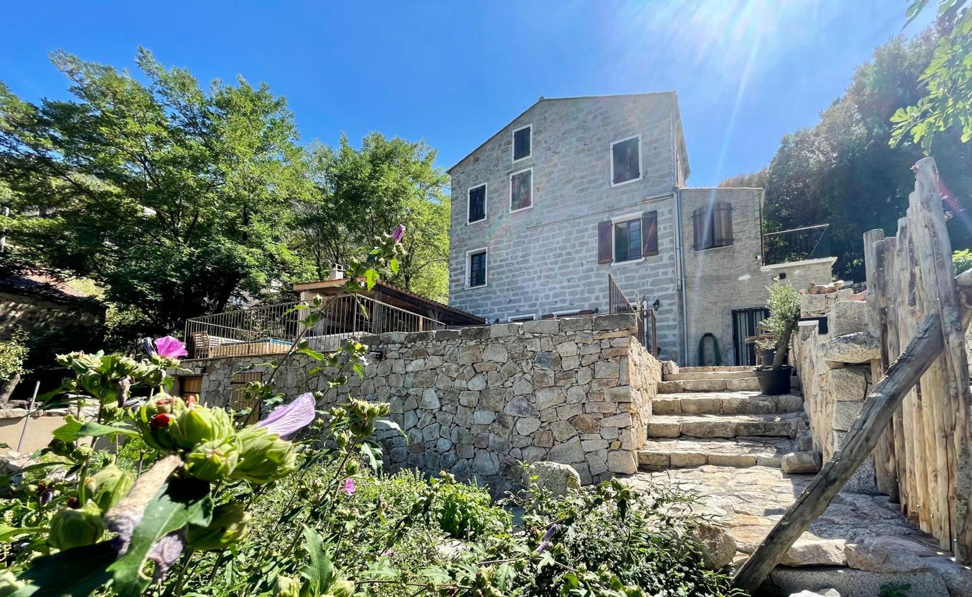 Casa Arena Authentique Maison De Village Avec Piscine Au Coeur De L'Alta Rocca - Zoza Eksteriør bilde
