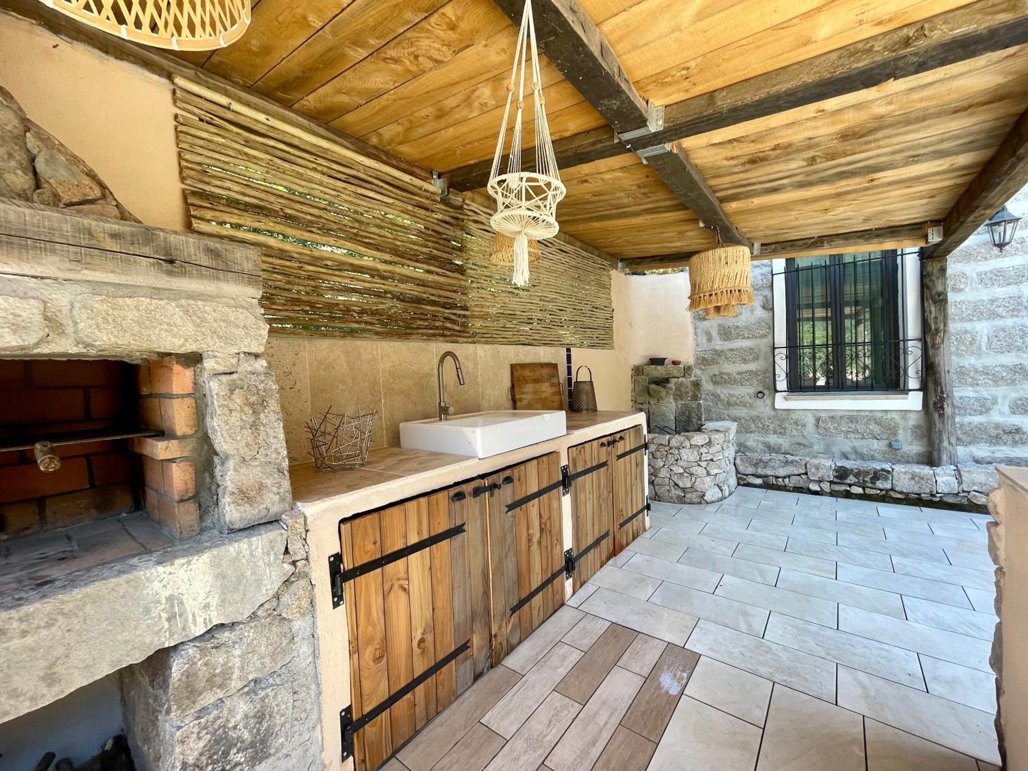 Casa Arena Authentique Maison De Village Avec Piscine Au Coeur De L'Alta Rocca - Zoza Eksteriør bilde