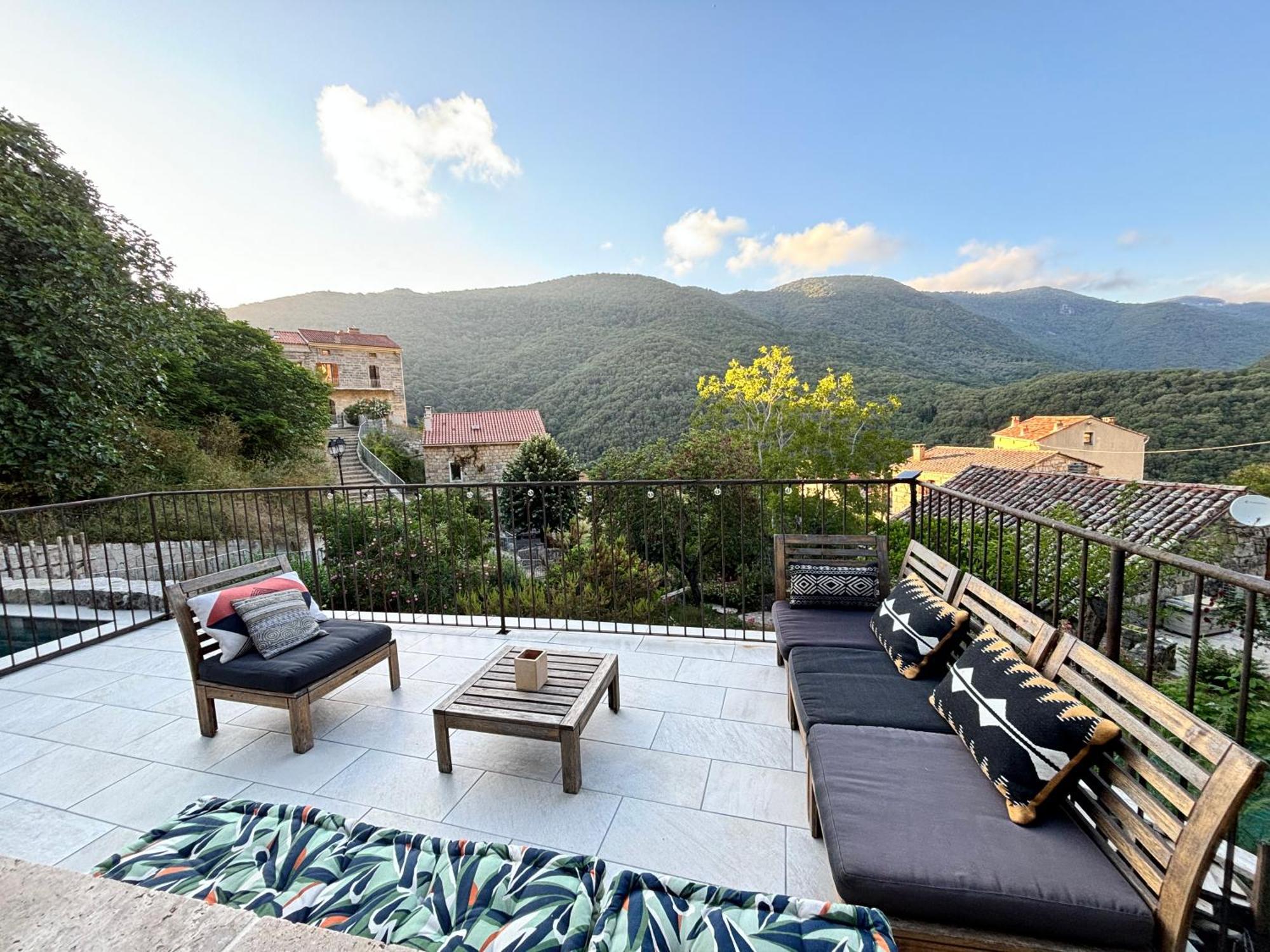 Casa Arena Authentique Maison De Village Avec Piscine Au Coeur De L'Alta Rocca - Zoza Eksteriør bilde